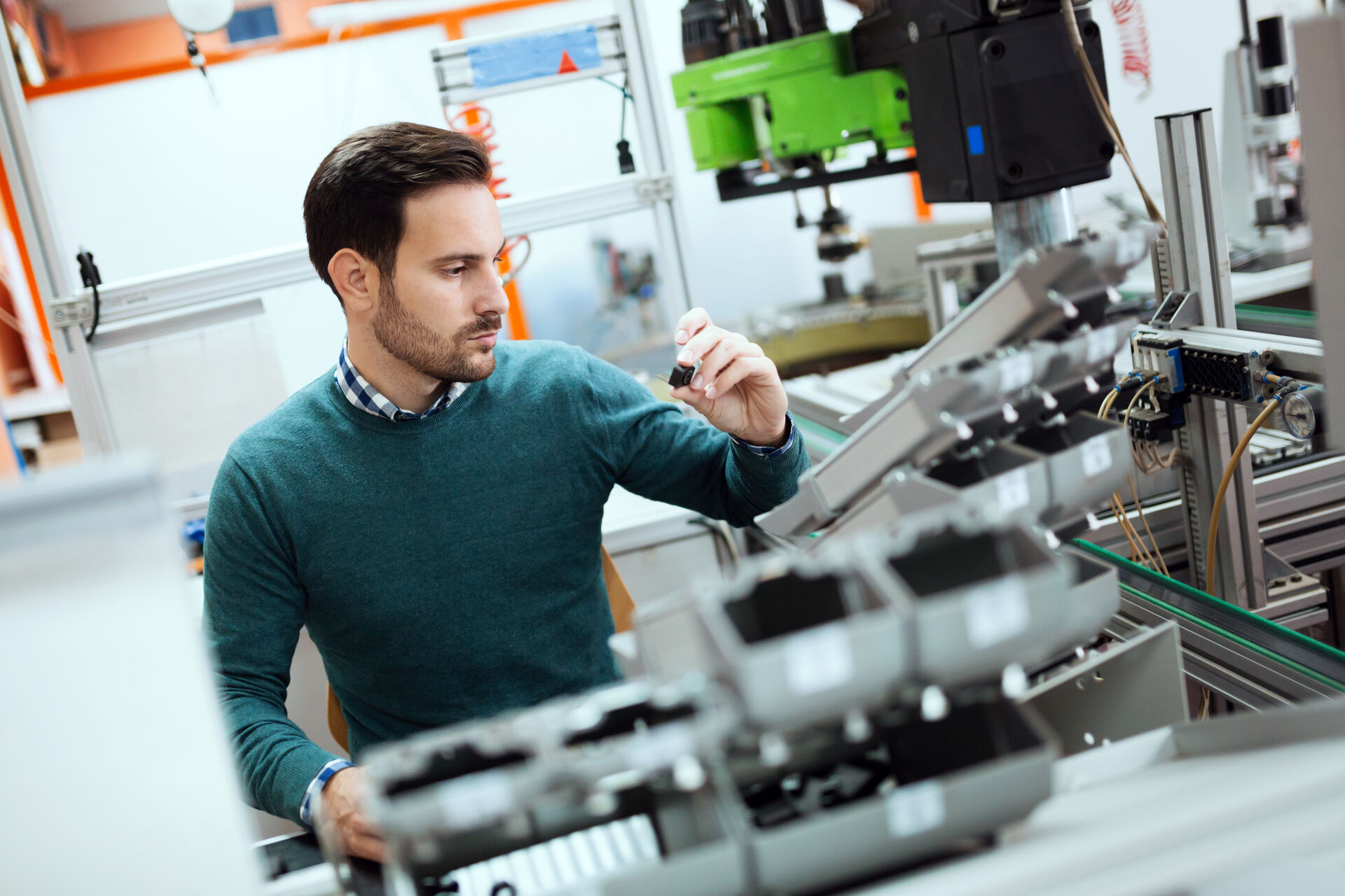 Entwicklung in Produktion